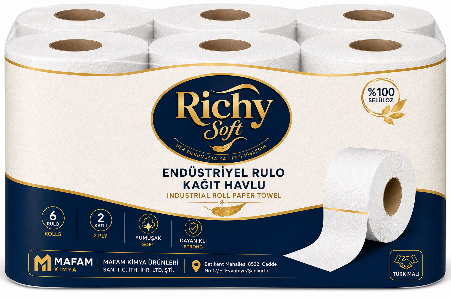 Endüstriyel Rulo Kağıt Havlu