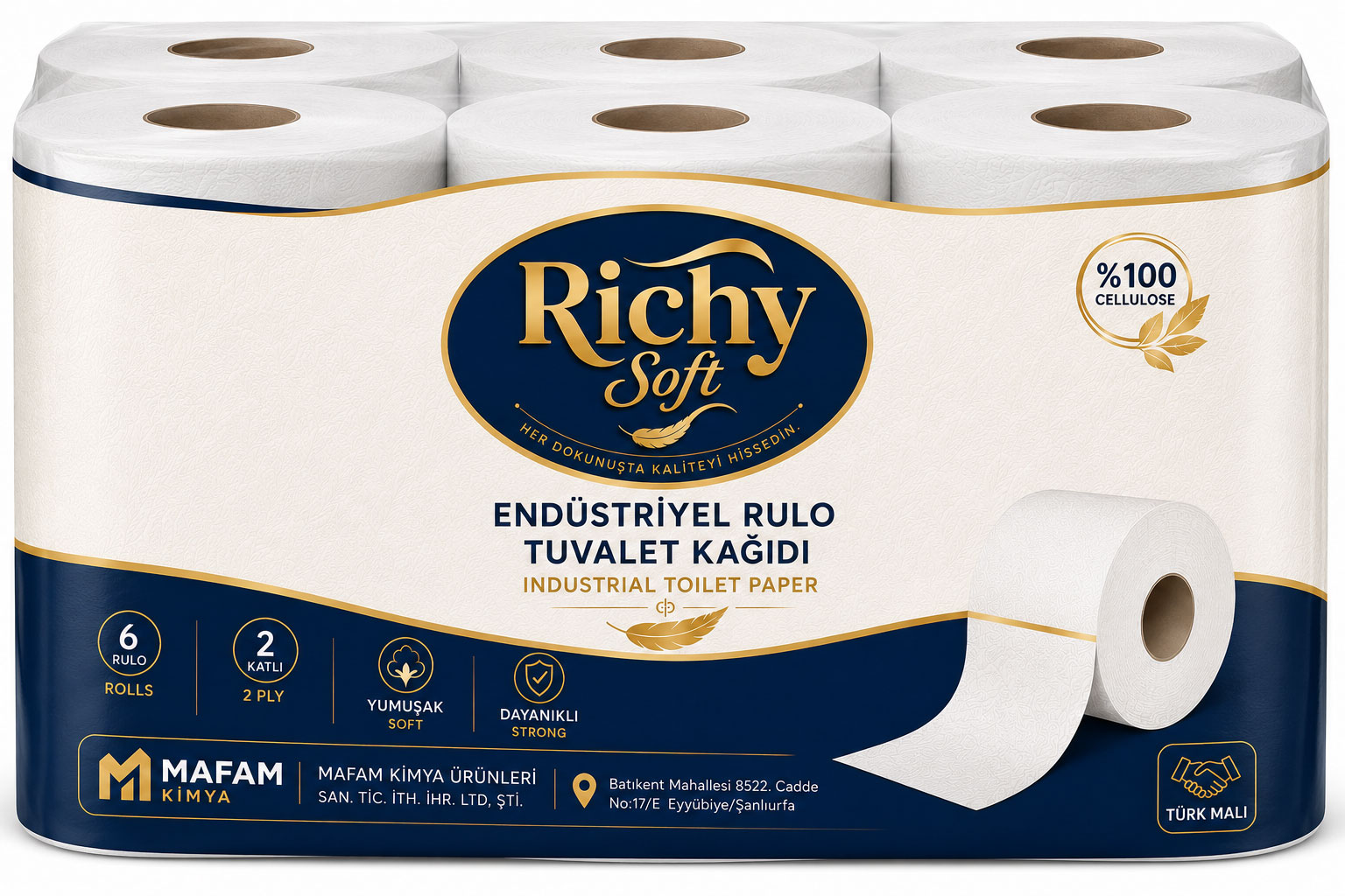 Endüstriyel Rulo Tuvalet Kağıdı